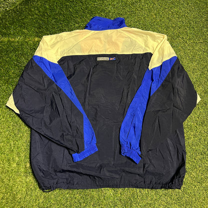 1990s Reebok Full Zip Blue Windbreaker Size XL USED v16323