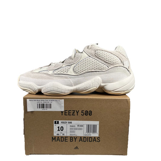 Yeezy 500 Bone White Size 10 NEW s16119