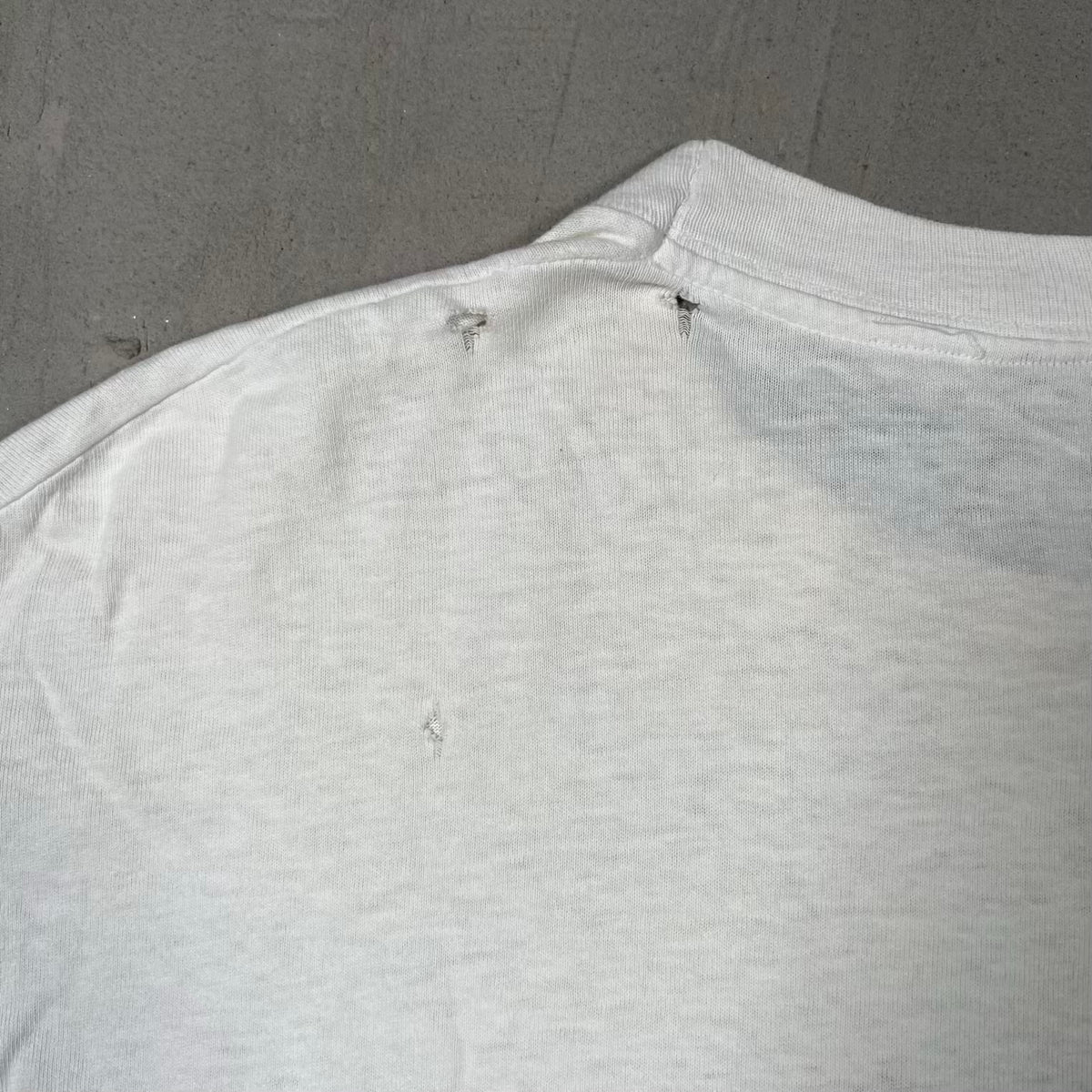 1990s Marc Bolan Def Leppard Fat Head White Tee Size XL USED v20184