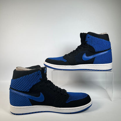 Jordan 1 High Flyknit Royal (2017) Size 10.5 USED s22444