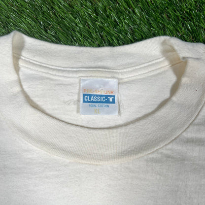 1994 "Ridgewood Rocks" Cream Thanksgiving Eve Tee Size XL USED v17474