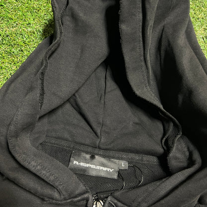 GV Gallery Raspberry Hills "My Zip Up" Black Hoodie Size Large NEW x13770