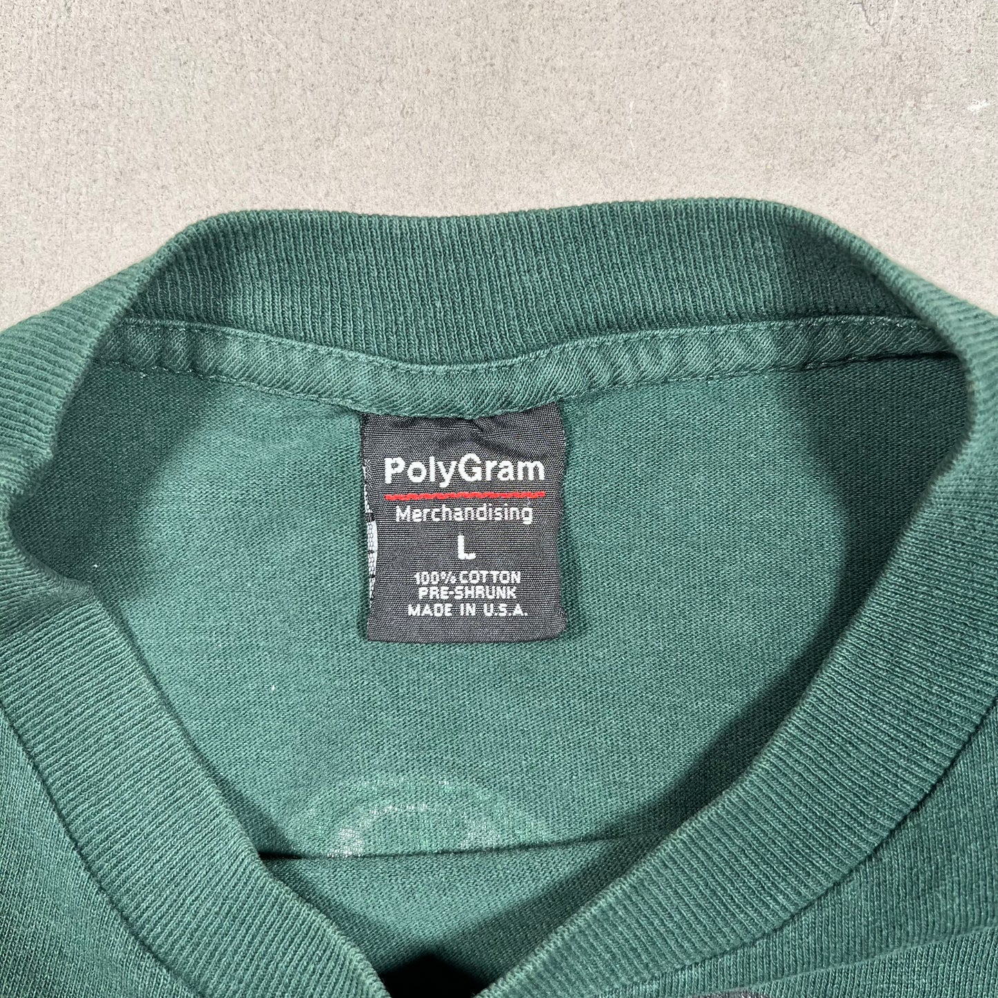 1990s Hanson Green Band Tee Size Large USED v19477