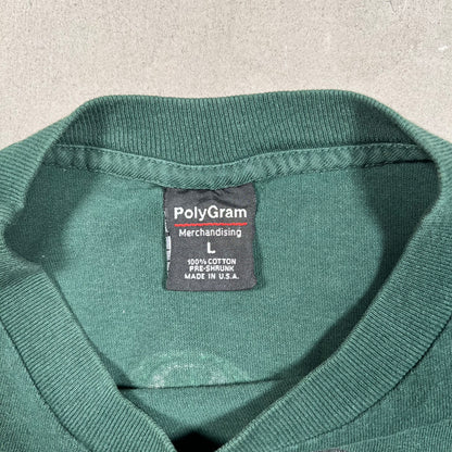 1990s Hanson Green Band Tee Size Large USED v19477