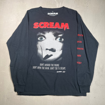 Scream Modern Movie Promo Longsleeve Black Size Large USED v19392