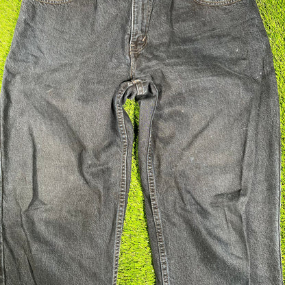 1996 Levi Silvertab Overdyed Indogo Denim Size 33 USED v17984