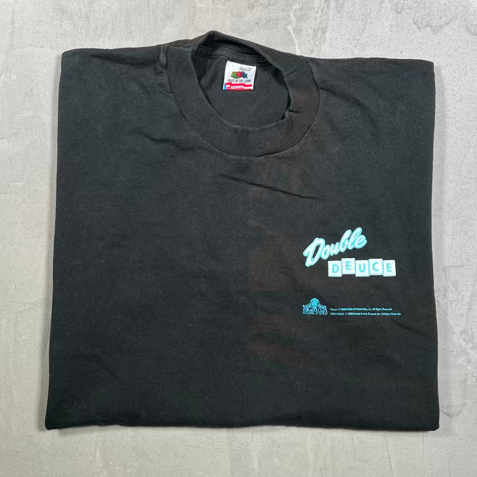 1989 Road House Movie Promo Tee Black Size Large USED v20381