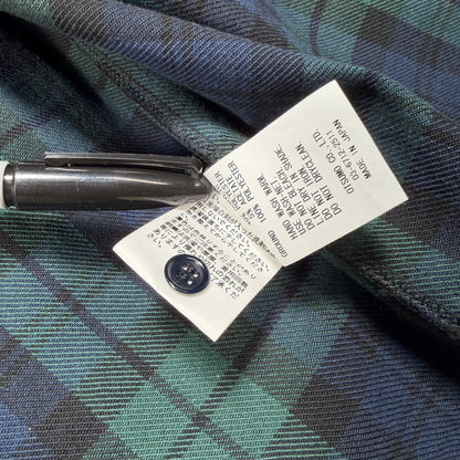 CPFM Check Zip Green Work Jacket Size 4 (XL) USED x16997