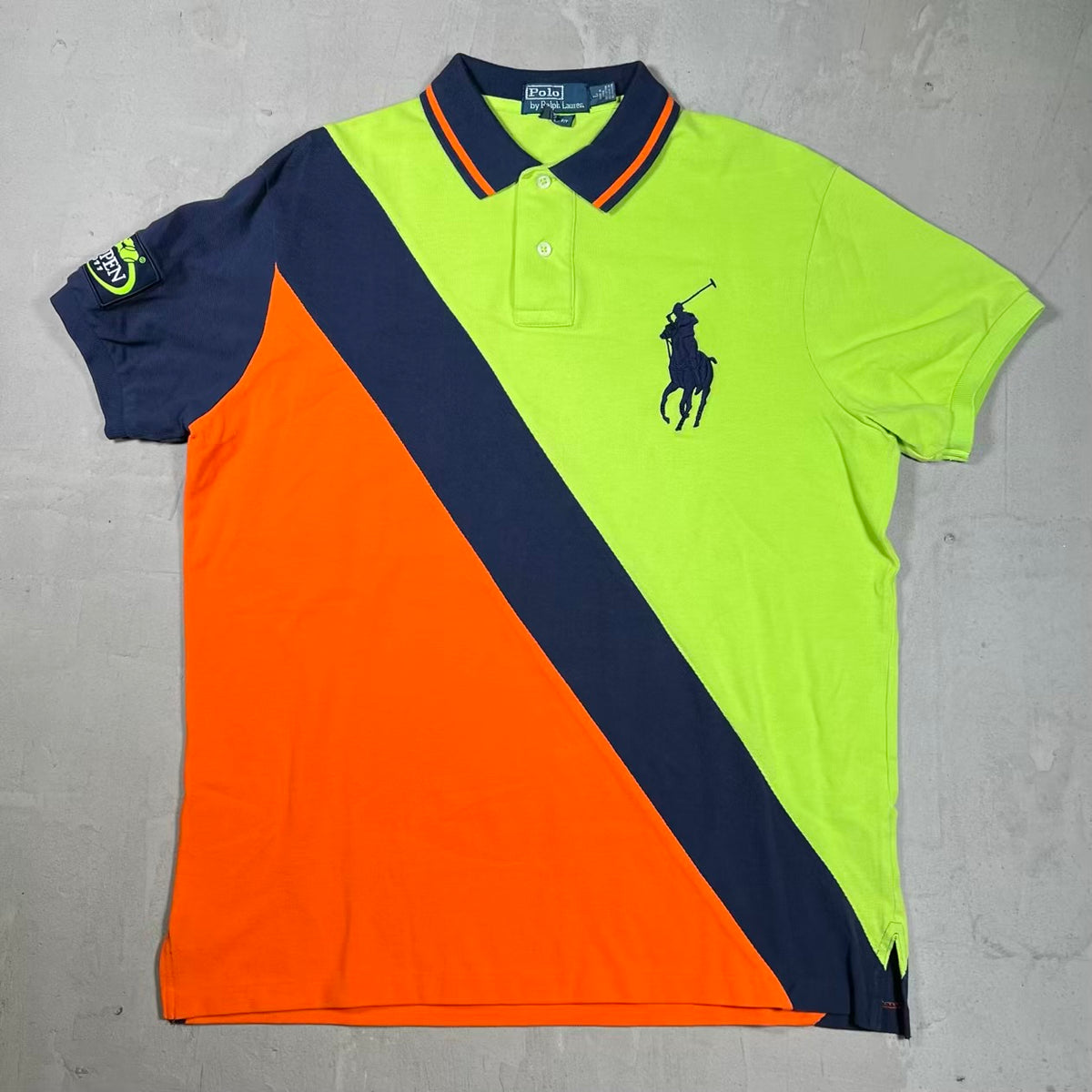 Polo Ralph Lauren US Open 2011 Volt Polo Size Large USED v20221