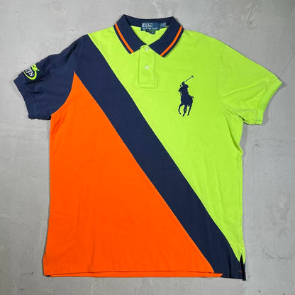 Polo Ralph Lauren US Open 2011 Volt Polo Size Large USED v20221