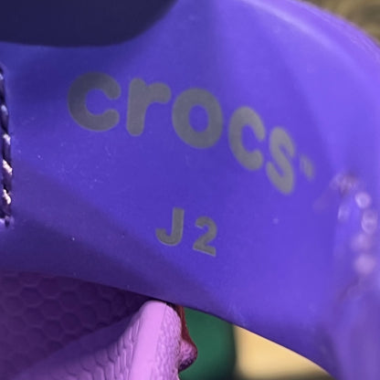 Crocs Pollex Clog Dewberry Kids Size 2 NEW s16949