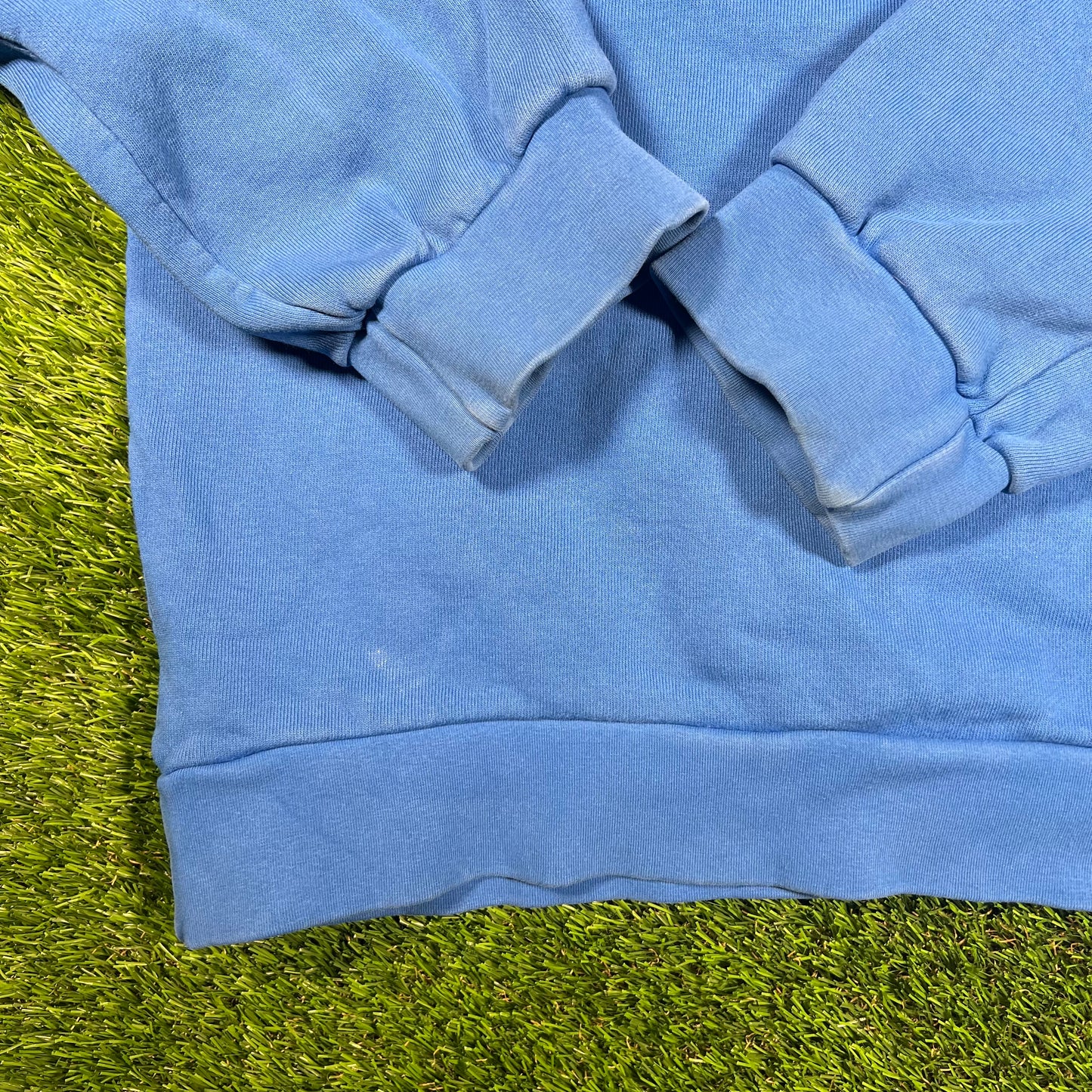 J Balvin Takashi Murakami Flower Hoodie Blue (2020) Size XL USED x15811