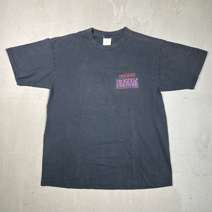 1996 "Tyson Vs HollyField" Black Tee Size Medium USED v19521