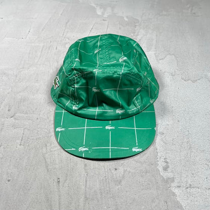 Supreme Lacoste Reflective Grid Cap Green (2018) USED x18515