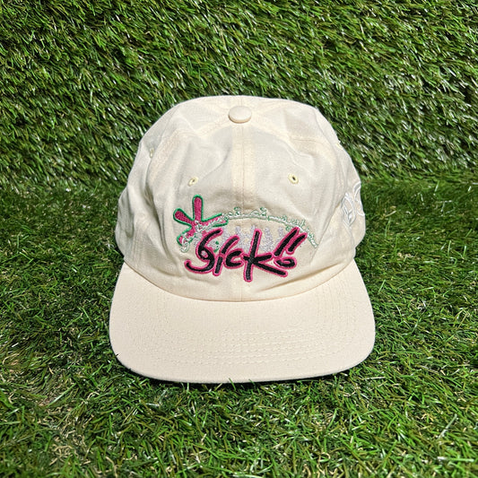 Sicko Born From Pain Amhurst Cream Hat USED x13680