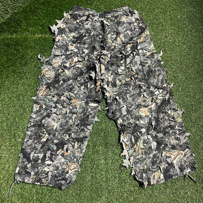 Bape Military Leaves Camo Cargo Pants Size Medium NEW x14214