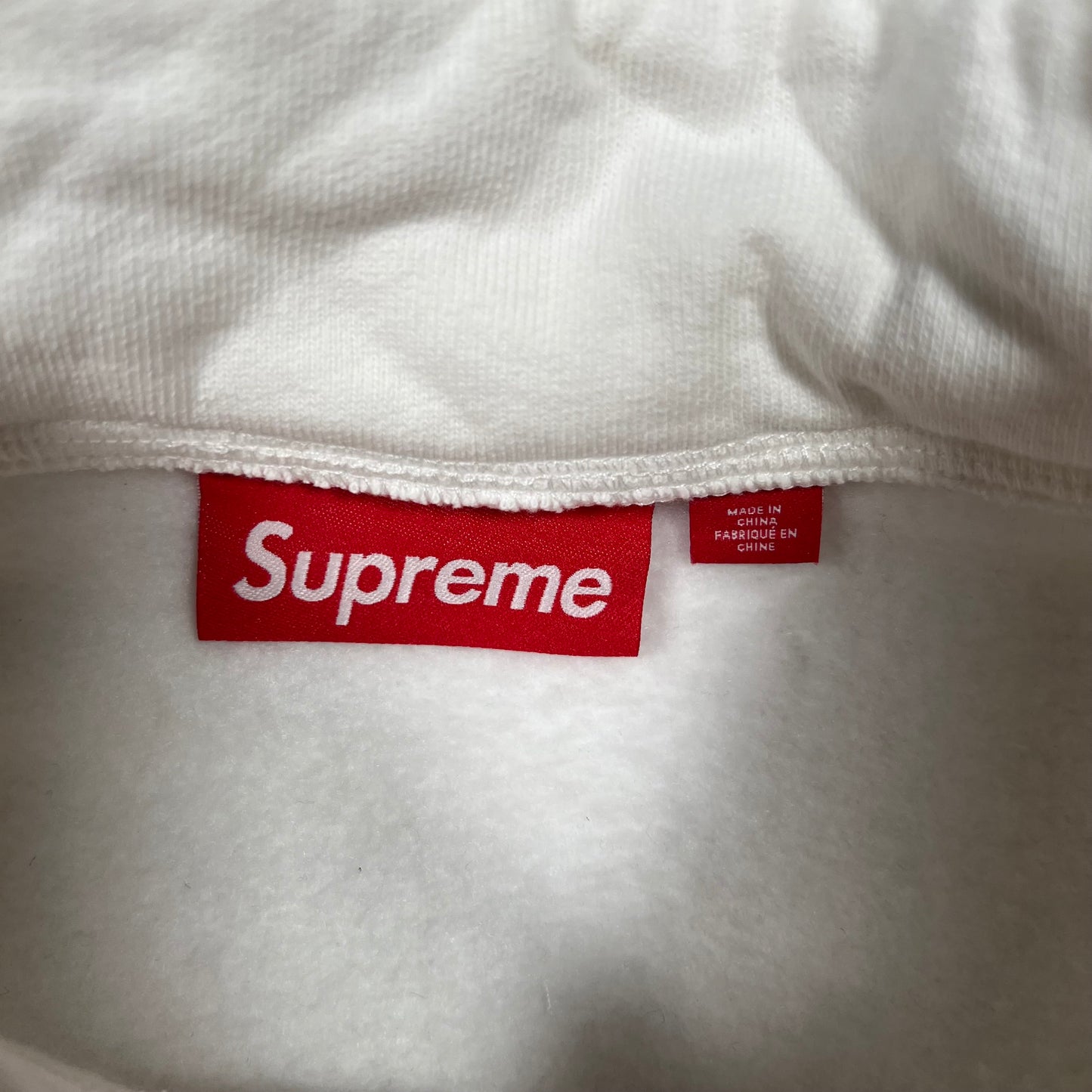 Supreme Mascot Zip Up White Crewneck Size Large NEW x17422