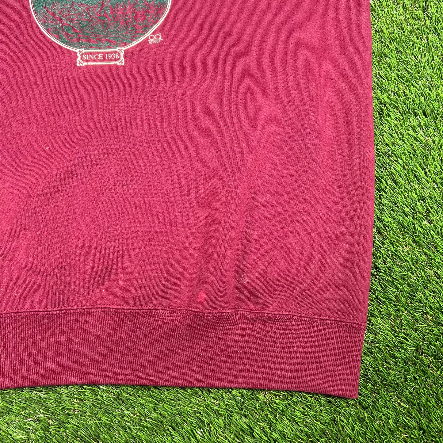 1990s "Kittery Trading Post" Maroon Crewneck Size XL USED v17640