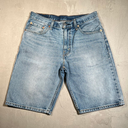 Levis 569 Straight Leg Jorts Size 33 USED v19573