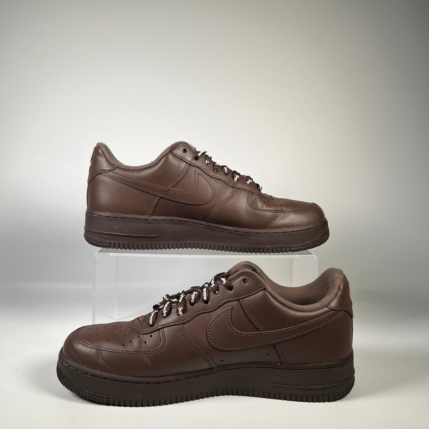 Nike Air Force One Low Supreme Baroque Brown (2023) Size 10 USED s19672