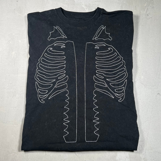 Awake Vanson Skeleton Thermal Black Longsleeve Size Large USED x17370