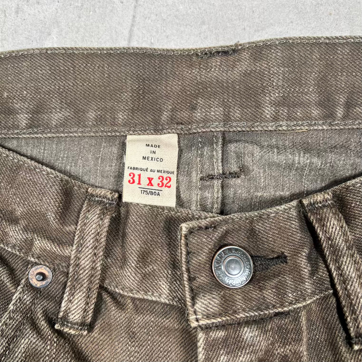 Ralph Lauren Double RL Dirty Denim Sample Jeans Size 31x32 USED v20224