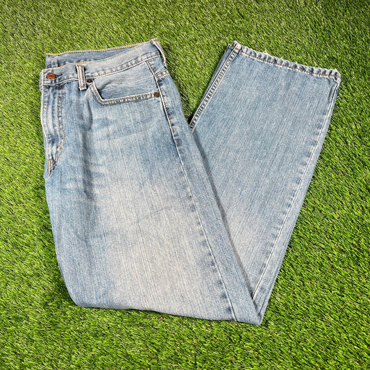 Levis 569 Blue Jeans Size 34x32 USED v16840