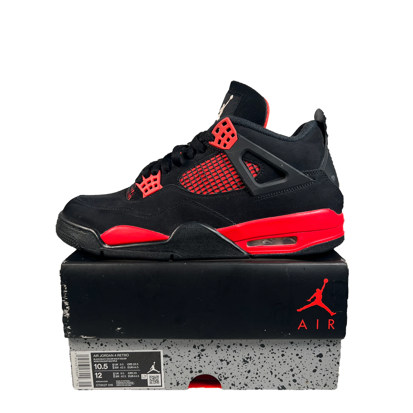 Jordan 4 Red Thunder (2022) Size 10.5 USED s22029