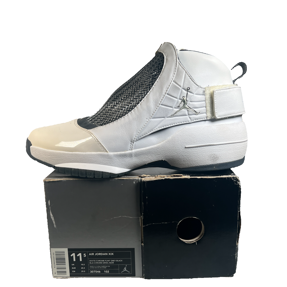 Jordan 19 Chrome (2004) Size 11 USED s23397