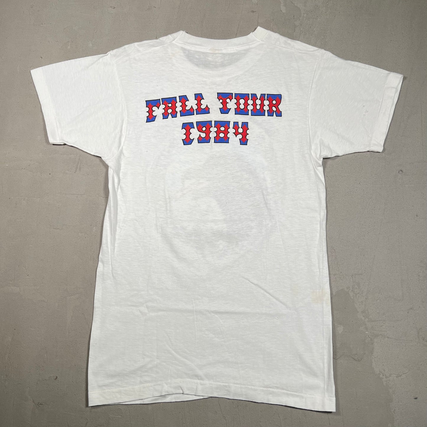 1984 Grateful Dead David Lundquist Eagle Eye White Tee Size Medium USED v16417