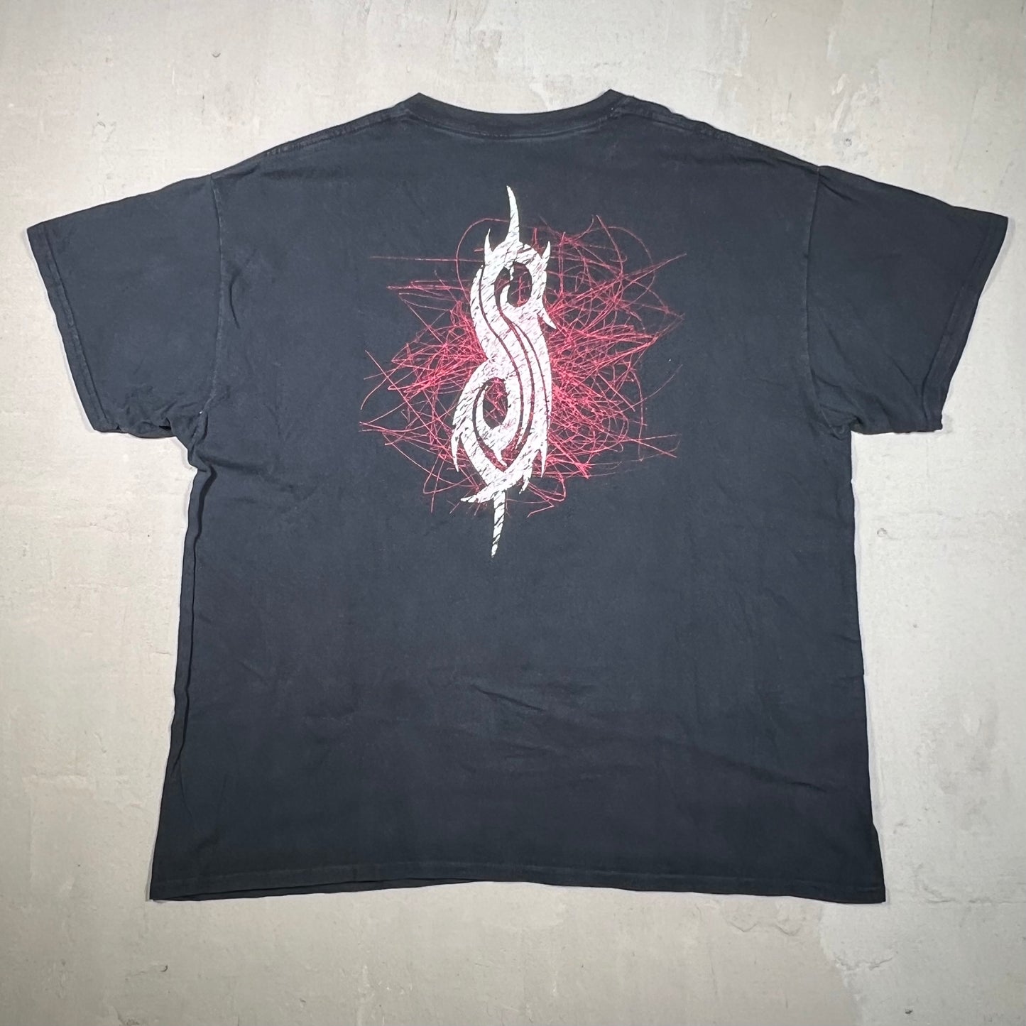 Slipknot Nonagram Black Tee Medium USED v19180