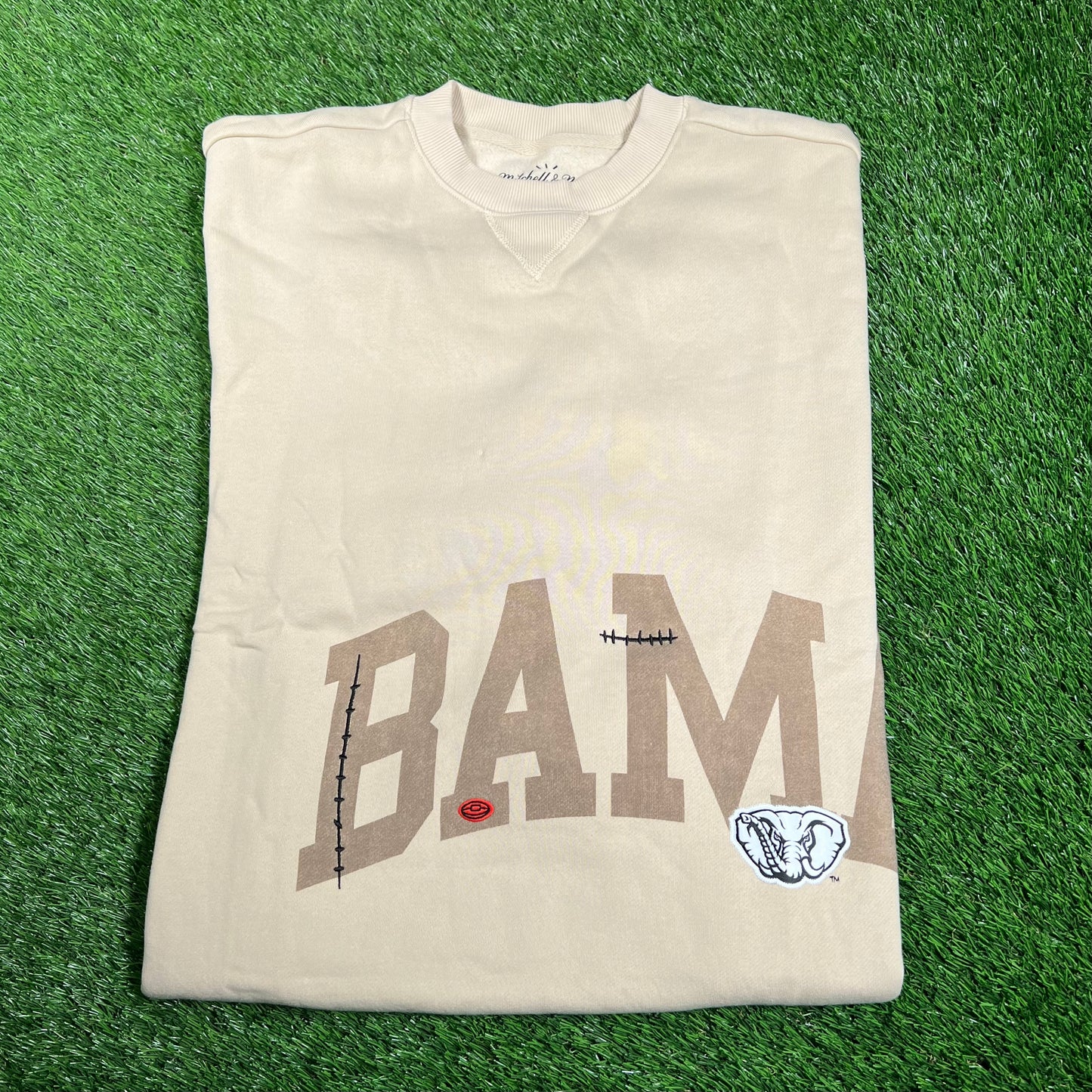 Cactus Jack NCAA Cream Alabama University Crewneck Size Large NEW x16082