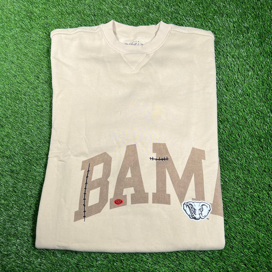 Cactus Jack NCAA Cream Alabama University Crewneck Size Large NEW x16082