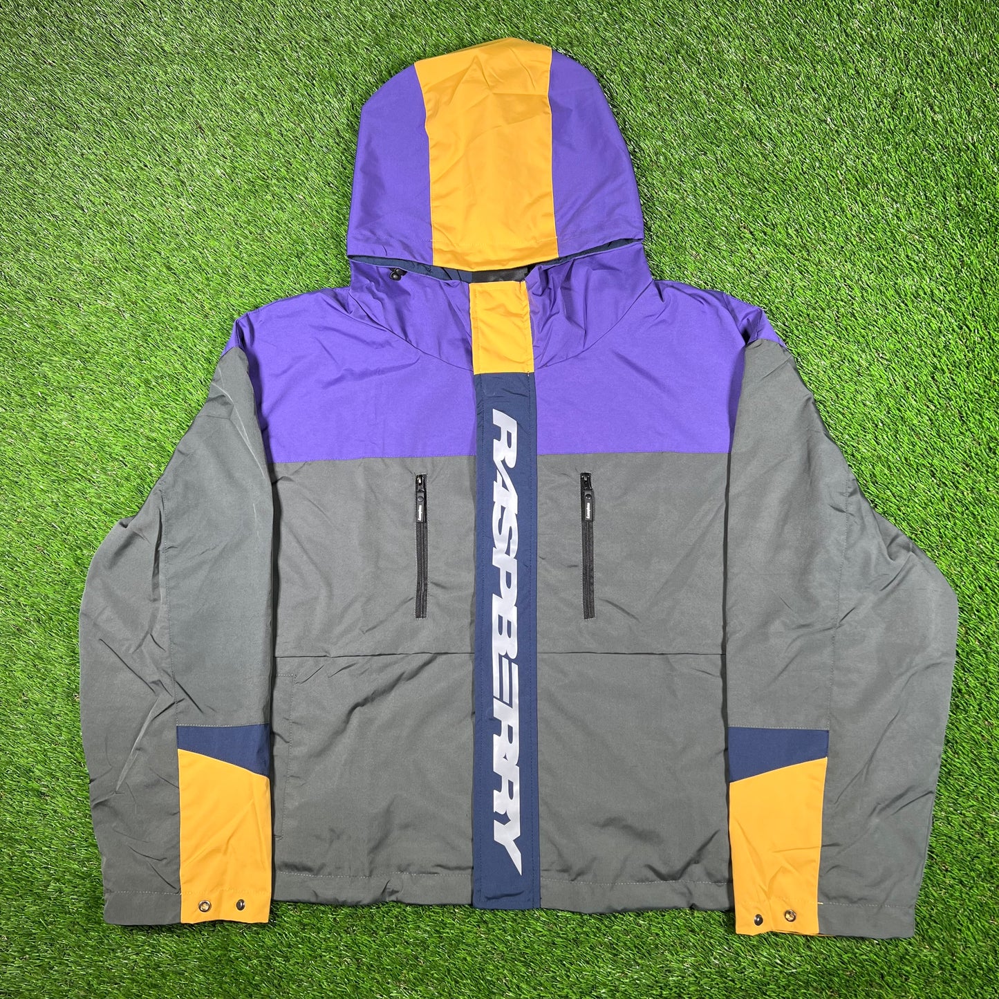 GV Gallery Raspberry Hills Green/Purple/Yellow Shanghai Jacket Size XXL NEW x15072