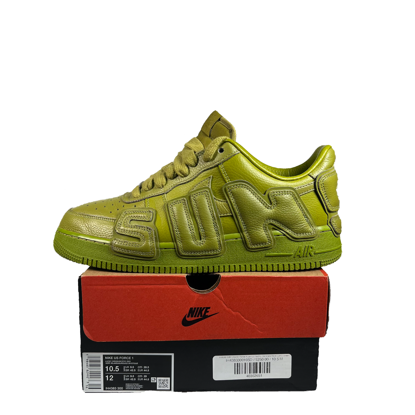 Nike Air Force One CPFM Moss (2024) Size 10 USED s22200