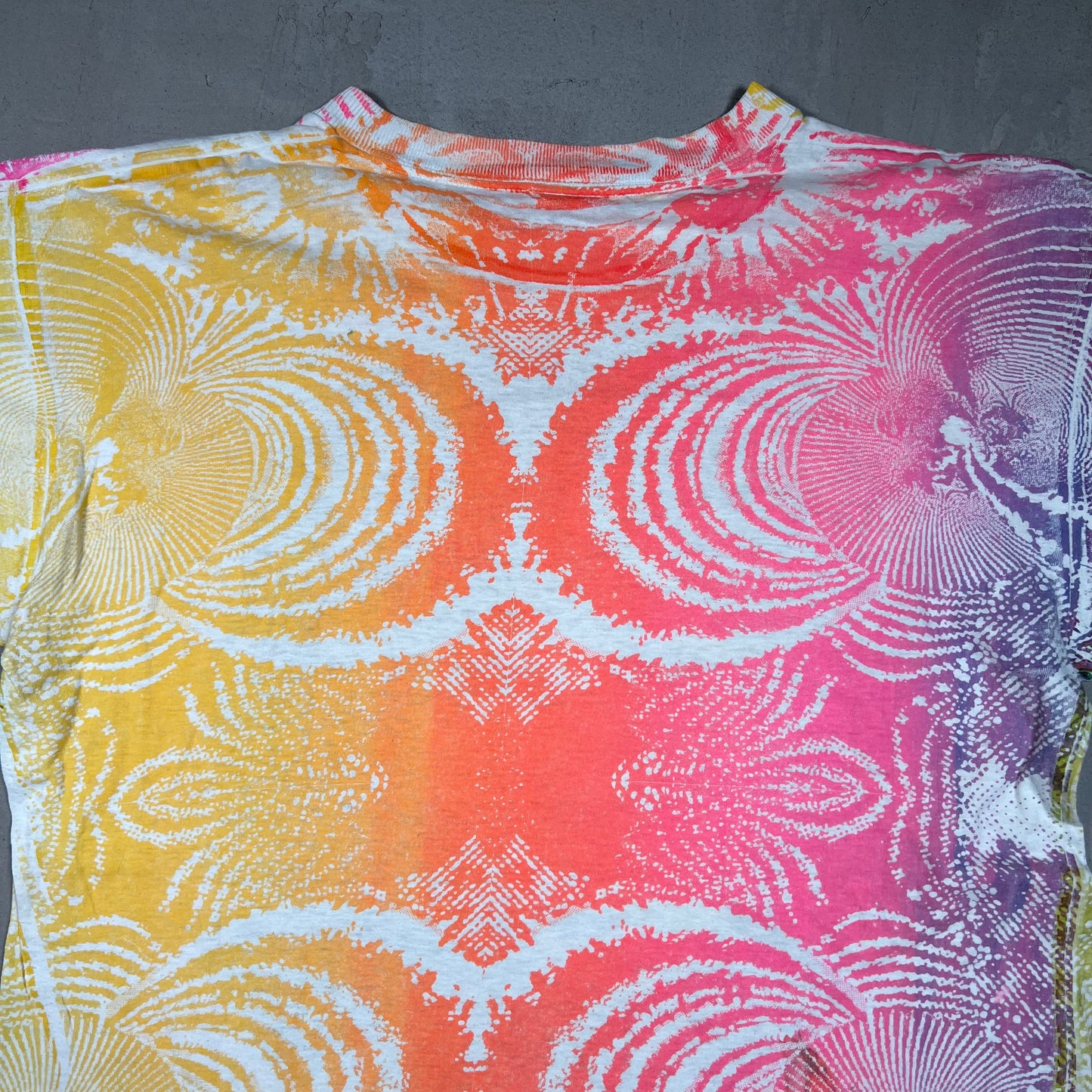 1980s Jim Morrison "Mosquitohead" Tie Dye Tee Size XL USED v19502