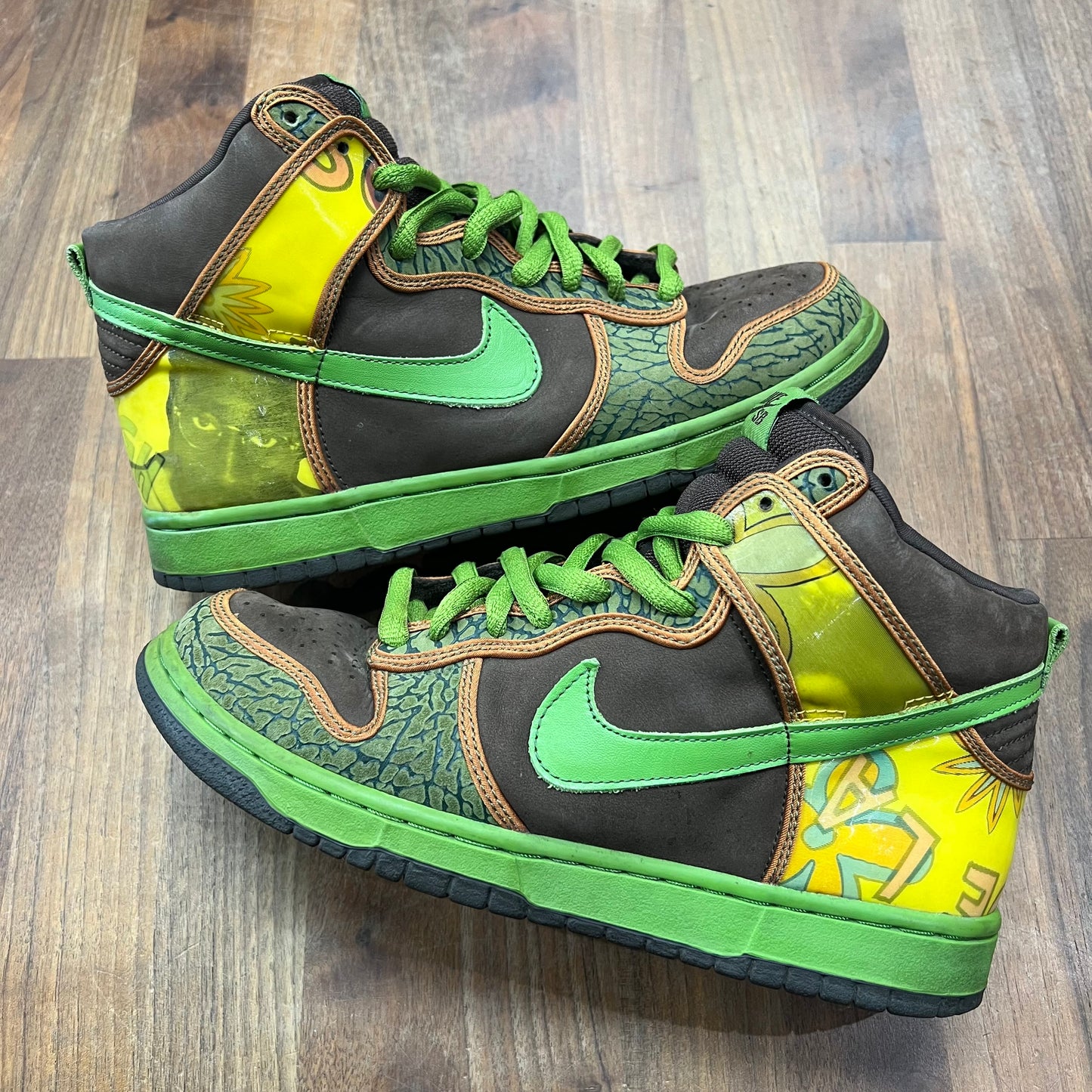 Nike SB Dunk High De La Soul 2005 Size 9 USED s16030