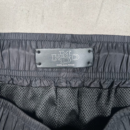 HMDD Black/Grey Nylon Track Pants Size XXL USED x17483