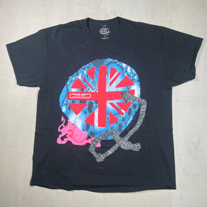 Travis Scott "Live at o2 Arena" Black Tee Size Large USED x17356