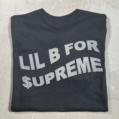 Supreme Based Why Hate Black Tee Size Large USED x18550