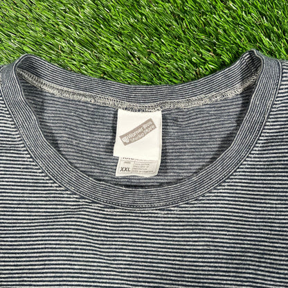 1999 Marvin the Martian "What Plant are you From?" Striped Pocket Tee Size XXL USED v17540