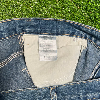 Y2K Dickies Work Wear Blue Jeans Size 36x32 USED v18074