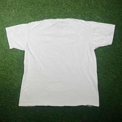 1990s Walt Disney World Four Micky Mouse White Tee Size XL USED v17726