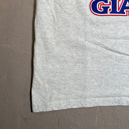 2001 New York Giants Super Bowl Grey Tee Size XL USED v19544