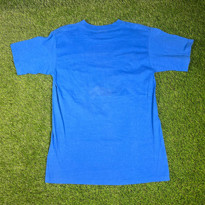 1990s Cleveland Cavaliers Blue Tee Size Large USED v16619