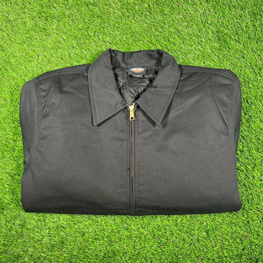 Dickies Black Detroit Jacket Size Large USED v17064