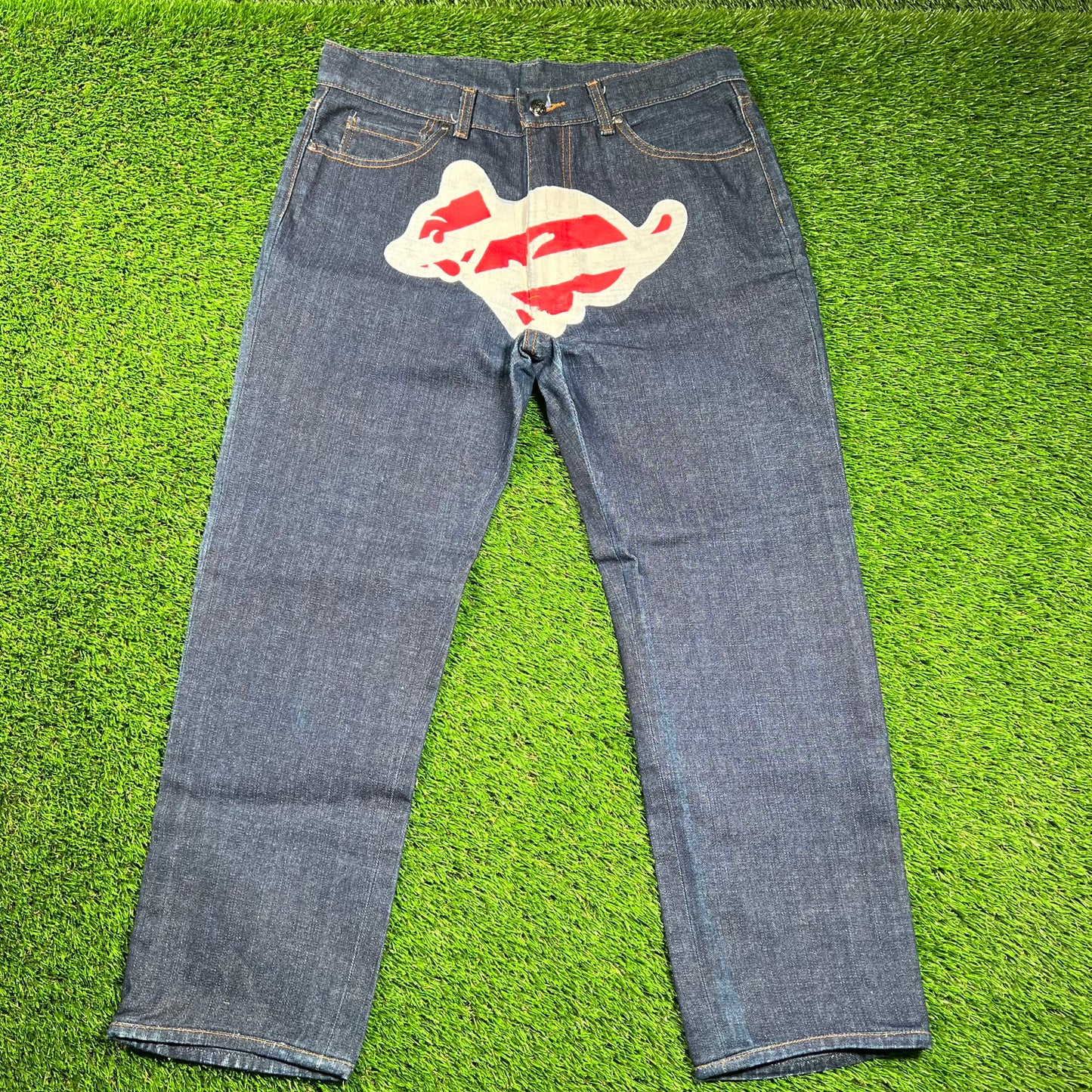 Billionaire Boys Club Ice Cream Running Dog Denim Size 32 USED x16210