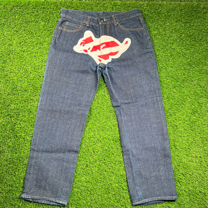 Billionaire Boys Club Ice Cream Running Dog Denim Size 32 USED x16210