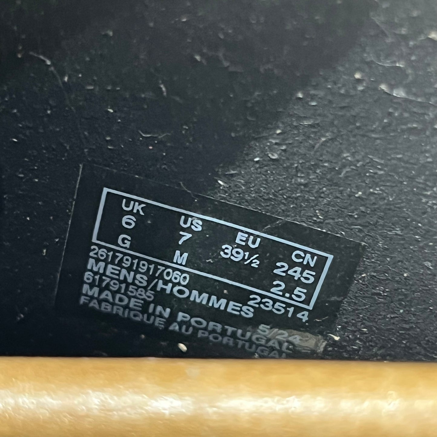 Clarks Wallabee Boot Black Crocodile (2025) Size 7 NEW s19908