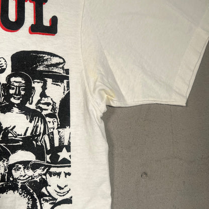 Vintage Jesus One Of These People Can Save Your Soul Tee white Size XL USED v13939